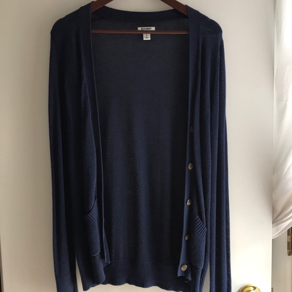 Old Navy - navy cardigan